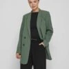 Vila Langer - Halflange Jas - Duck Green 1 Vila Langer - Halflange Jas - Duck Green -Vila 5351883915954e71907cb58565e74f54