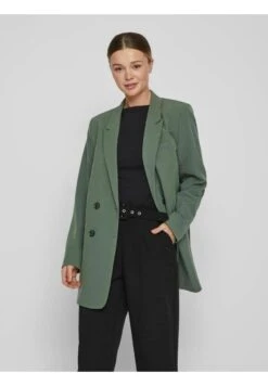 Vila Langer - Halflange Jas - Duck Green