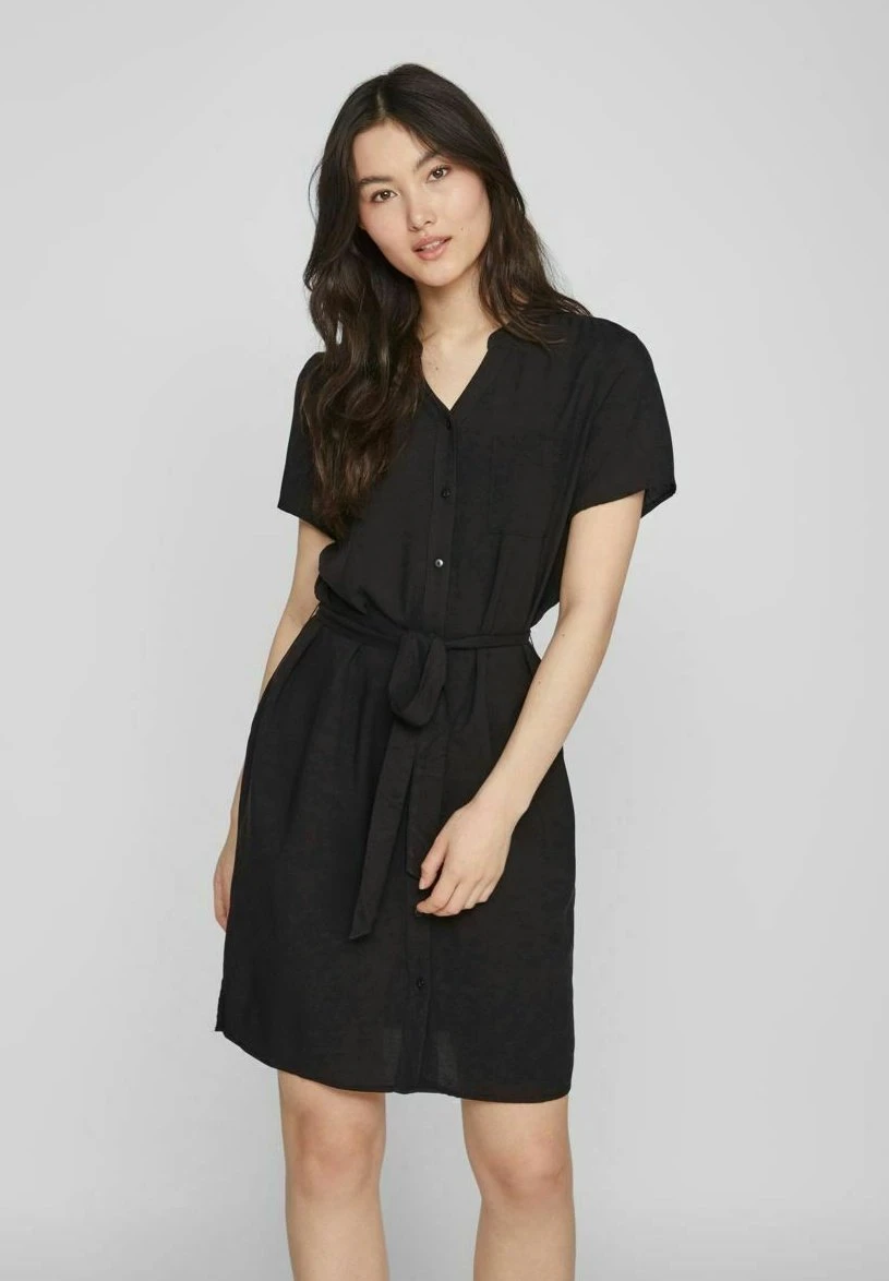Vila Kurzärmeliges - Blousejurk - Black 3 Vila Kurzärmeliges - Blousejurk - Black