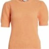 Vila Kurzärmeliges - T-Shirt Basic - Apricot Wash 2 Vila Kurzärmeliges - T-Shirt Basic - Apricot Wash -Vila 548a090ce4c448c5972171f0c89940cf