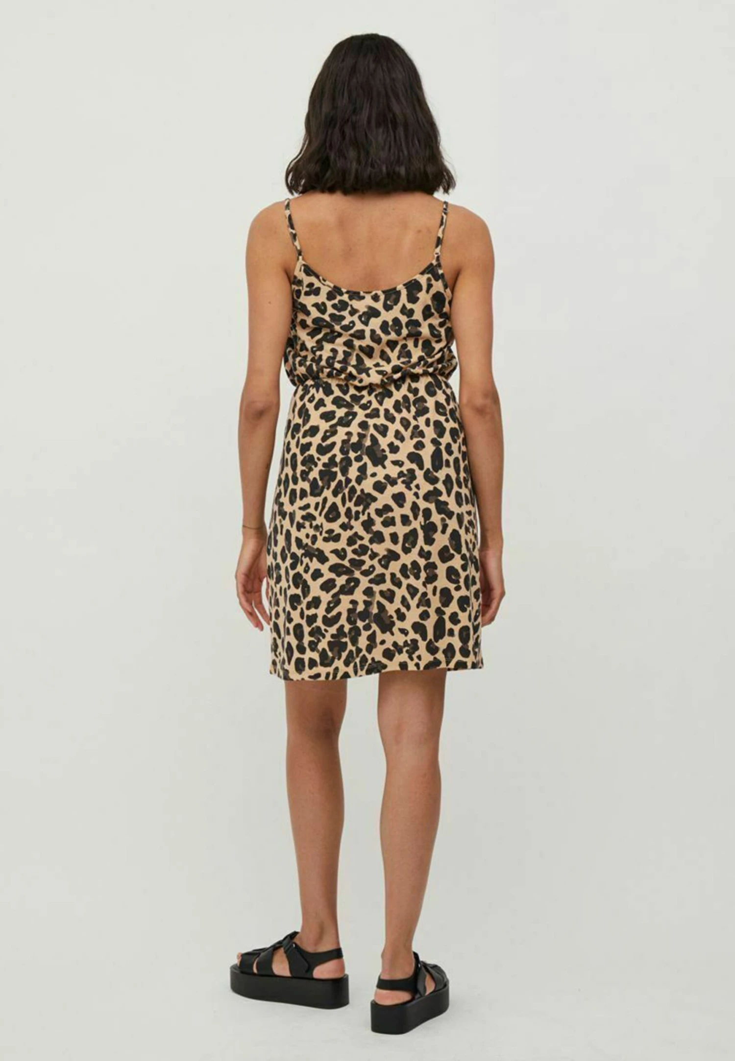 Vila Träger - Jurk - Beige/ Mottled Beige 5 Vila Träger - Jurk - Beige/ Mottled Beige - Afbeelding 3