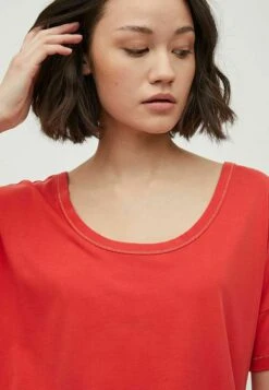 Vila Mit Kurzen Ärmeln U-Ausschnitt - T-Shirt Basic - Flame Scarlet 10 Vila Mit Kurzen Ärmeln U-Ausschnitt - T-Shirt Basic - Flame Scarlet -Vila 54be6a679db4405abd84f0c94dedbca3