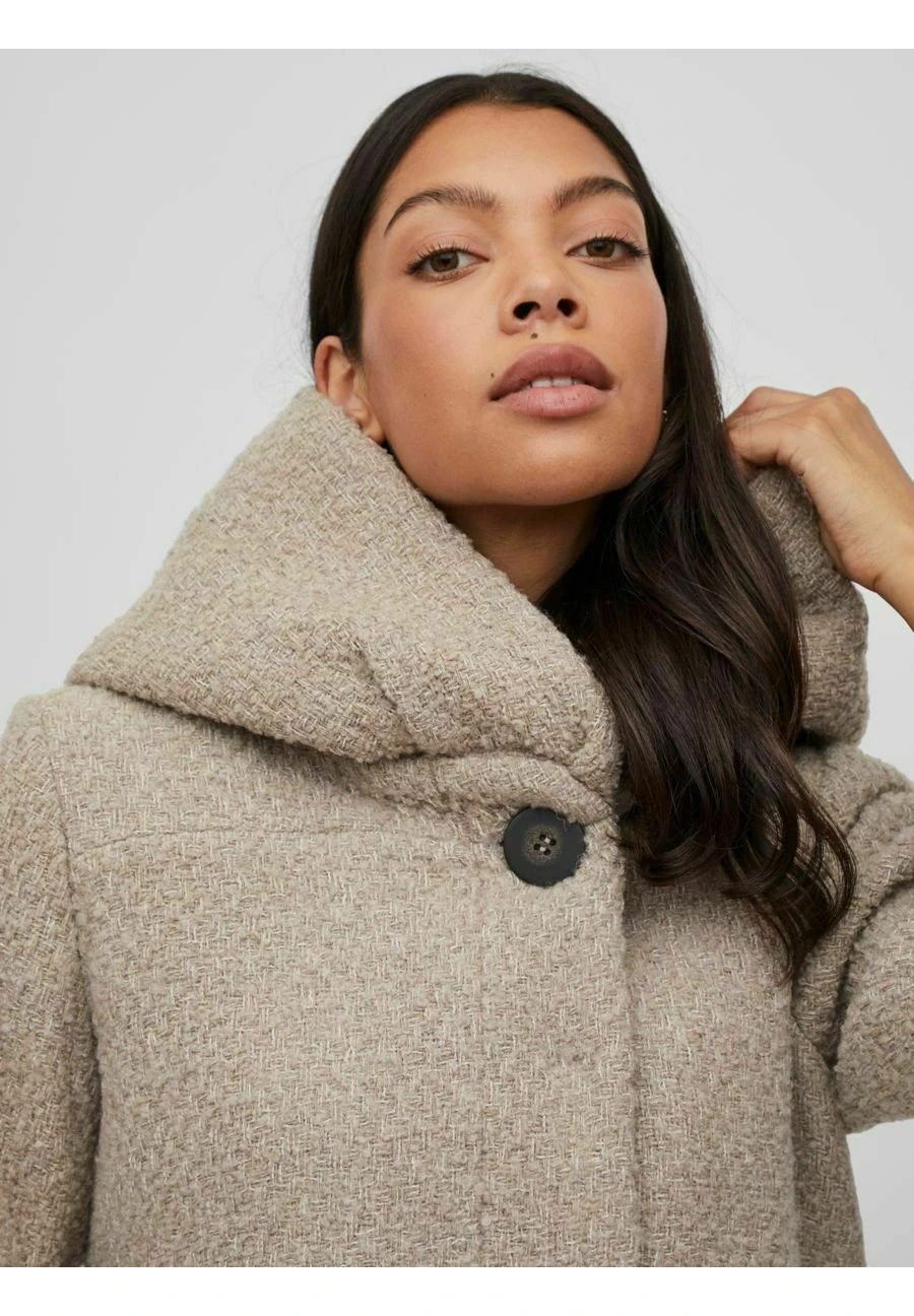 Vila Halflange Jas - Natural Melange 6 Vila Halflange Jas - Natural Melange - Afbeelding 4