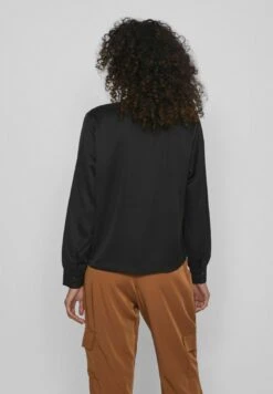 Vila Mit V-Ausschnitt Langärmeliges - Blouse - Black 11 Vila Mit V-Ausschnitt Langärmeliges - Blouse - Black -Vila 56658b44bed542179ad70512b2932471