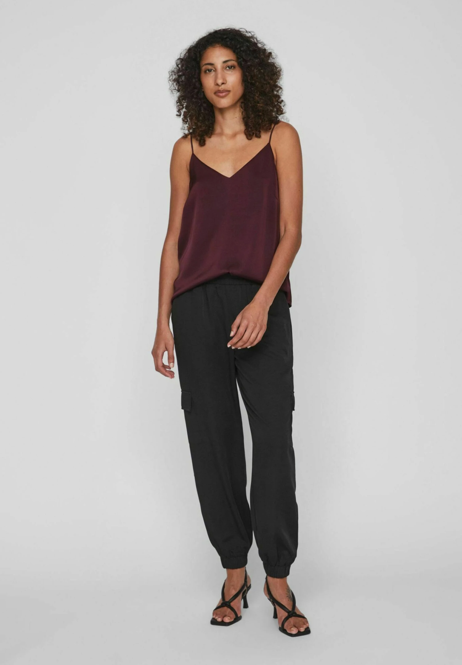 Vila V-Ausschnitt - Top - Winetasting 4 Vila V-Ausschnitt - Top - Winetasting - Afbeelding 2