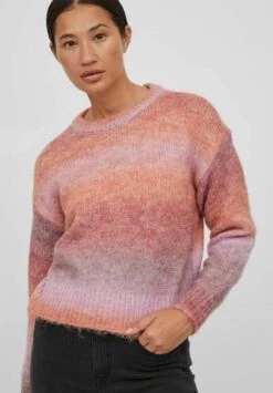 Vila Viziena Ombre O-Neck- Trui - Red/Violet 11 Vila Viziena Ombre O-Neck- Trui - Red/Violet -Vila 5944823ffd7d41afabe1e11d485f1d17