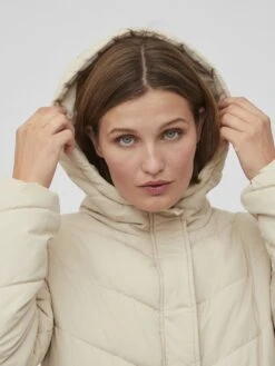 Vila Winterjas - Cement -Vila 595565abd6ed4621836691ace773029d