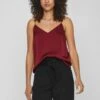 Vila V-Ausschnitt - Top - Beet Red 1 Vila V-Ausschnitt - Top - Beet Red -Vila 59e211407b5342febcb426db900a0368