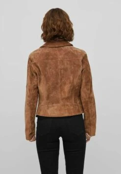 Vila Leren Jas - Toffee -Vila 5bc242a5231644f087710af788e6e187