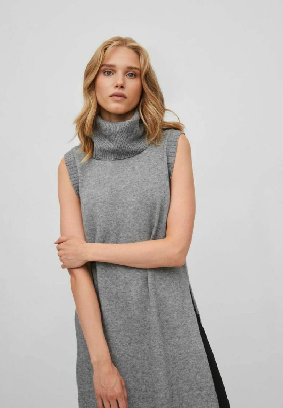 Vila Bodywarmer - Medium Grey Melange 6 Vila Bodywarmer - Medium Grey Melange - Afbeelding 4