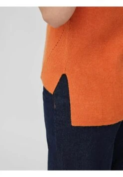 Vila Viril V-Neck- Top - Burnt Orange 13 Vila Viril V-Neck- Top - Burnt Orange -Vila 5ce6778aed5848e49c548a864af875e4