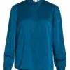 Vila Viellette L S Su - Noos - Blouse - Moroccan Blue -Vila 5e30ce9b912e4834953afd05569dc522