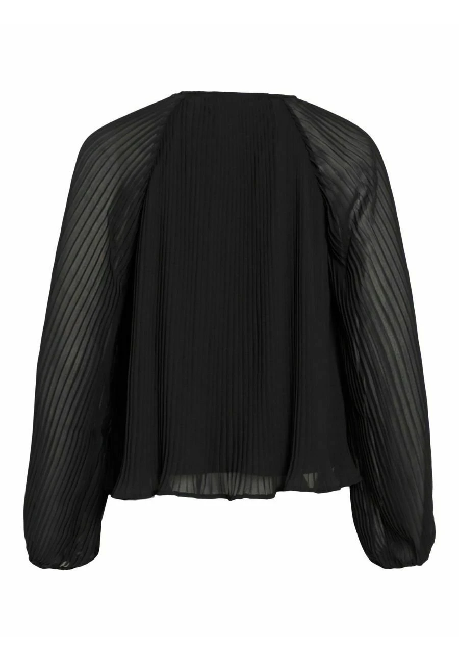 Vila Langarm Plissiertes - Blouse - Black 9 Vila Langarm Plissiertes - Blouse - Black - Afbeelding 7