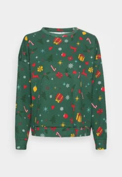 Vila Vijingle Ls Christmas Ka - Sweater - Pine Needle