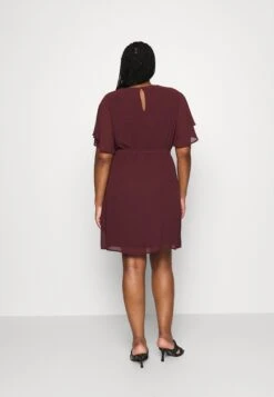 Visanne Flounce Short Dress - Cocktailjurk - Winetasting -Vila 626675e31e3b4f9bb7d782b941dc3e65