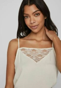 Vila Vinula Singlet - Top - Birch -Vila 62df3f36858b46f39e5e77666cde8e1b