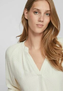 Vila Mit 3/4 Ärmeln V Ausschnitt - Blouse - Birch -Vila 63999f0a55684a58b4ef916e90715a97