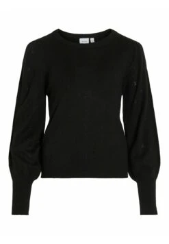 Vila Viava L S O-Neck Ka - Trui - Black