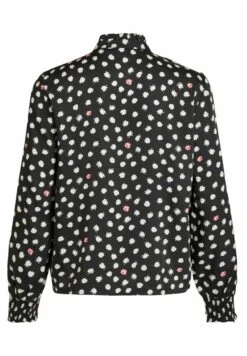Vila Langarm High Neck - Overhemdblouse - Black/Tan 13 Vila Langarm High Neck - Overhemdblouse - Black/Tan -Vila 64cfc8c6ccd64583bdee92044649469c