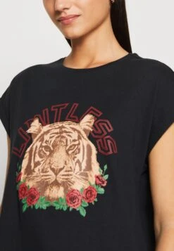 Vila Viprisella- T-Shirt Print - Schwarz/Grün 13 Vila Viprisella- T-Shirt Print - Schwarz/Grün -Vila 65254190c41344f1af66c1a3913241d3