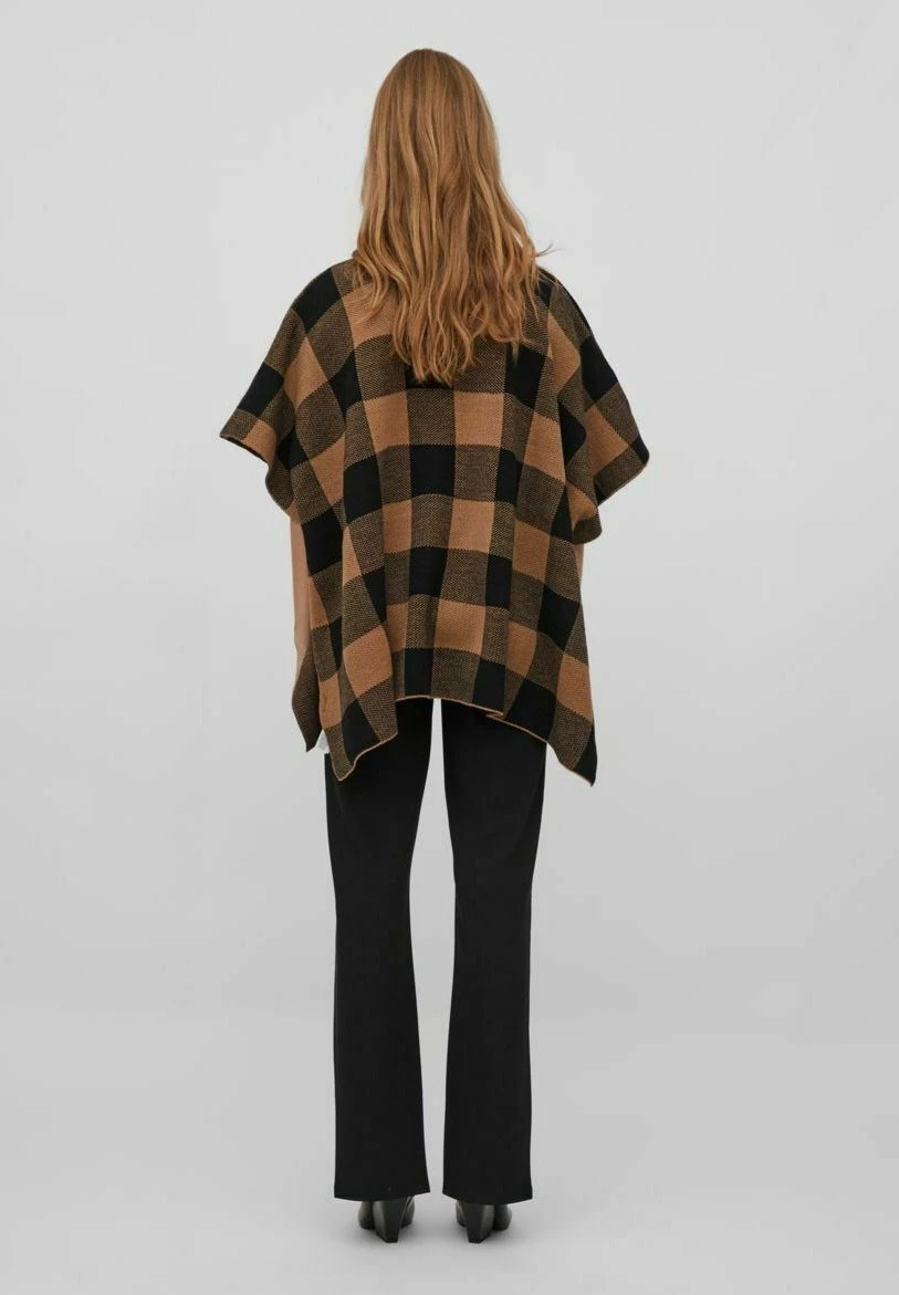 Vila High Neck Karo - Poncho - Toasted Coconut 5 Vila High Neck Karo - Poncho - Toasted Coconut - Afbeelding 3