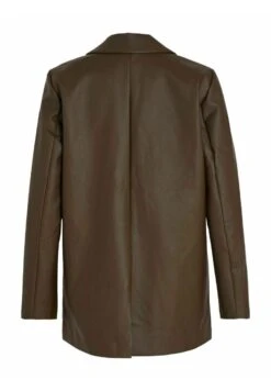 Vila Leren Jas - Demitasse -Vila 6661189144544ea48a8dfda714ab388b