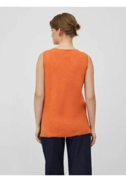 Vila Viril V-Neck- Top - Burnt Orange 11 Vila Viril V-Neck- Top - Burnt Orange -Vila 6754bd005fc84b95accc83b53e437f51