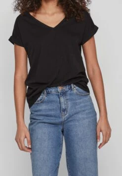 Vila Vidreamers V Neck - T-Shirt Basic - Black 12 Vila Vidreamers V Neck - T-Shirt Basic - Black -Vila 67f35dd57071478aa4dcb357b2902bdc