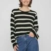 Vila Mit Langen Ärmeln Gestreiftes - Longsleeve - Black 2 Vila Mit Langen Ärmeln Gestreiftes - Longsleeve - Black -Vila 6873f2f638654dcdbabefde9d653aaf0