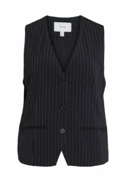 Vila Nadelstreifen - Bodywarmer - Navy Blazer -Vila 68b58ee4186a4efa8a463e25b4b2eb15