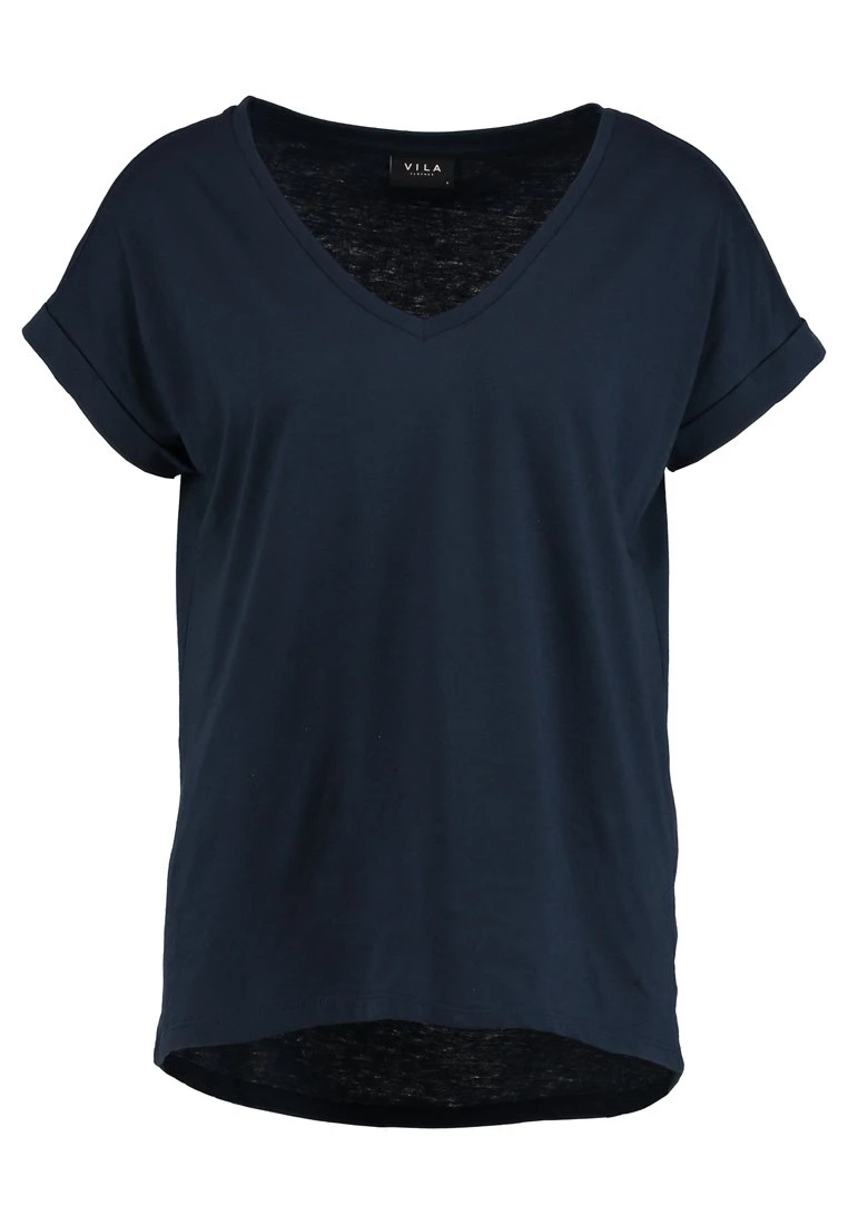 Vila Vidreamers V Neck - T-Shirt Basic - Total Eclipse 7 Vila Vidreamers V Neck - T-Shirt Basic - Total Eclipse - Afbeelding 5