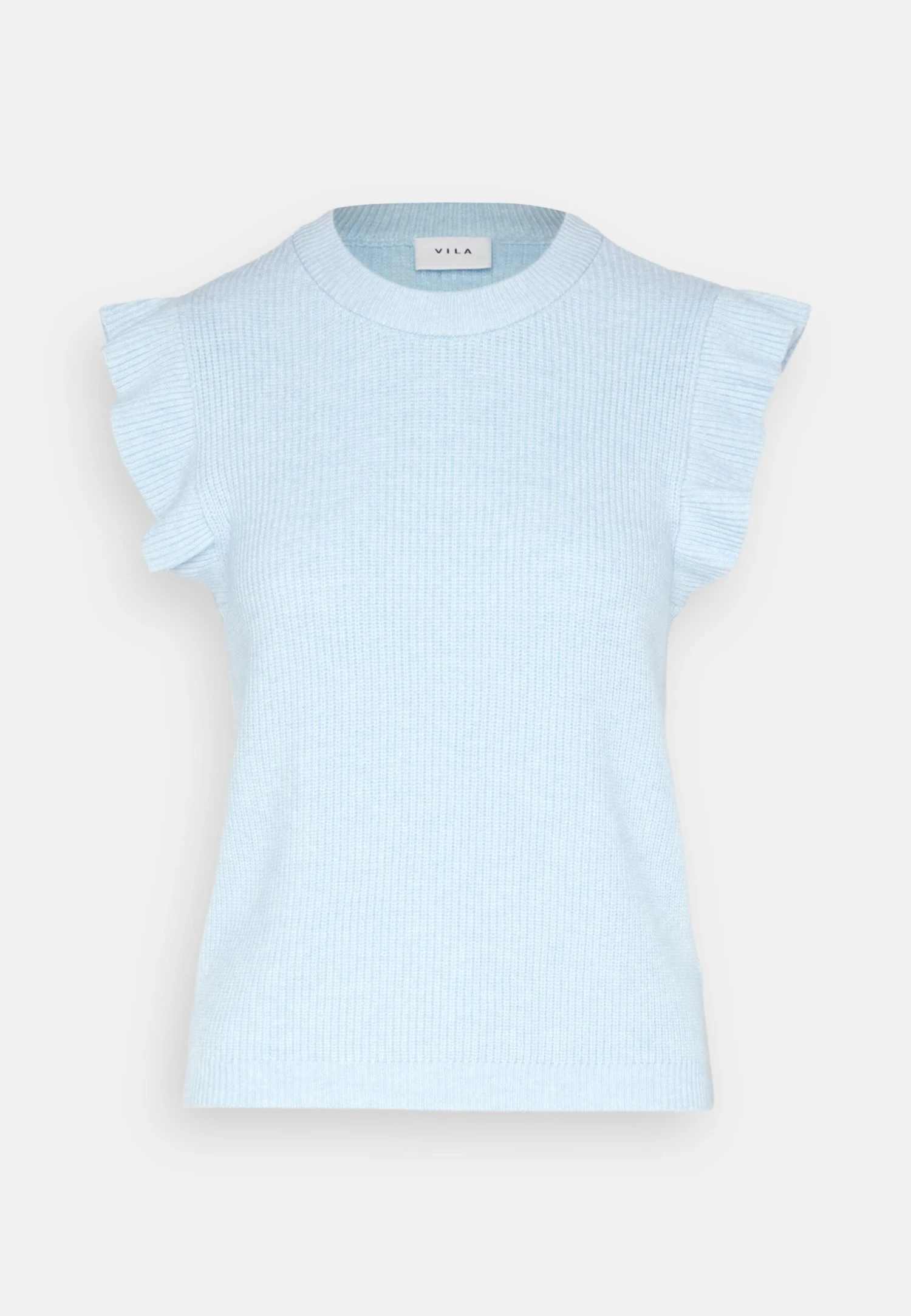 Vila Viril Flounce - Noos - T-Shirt Print - Kentucky Blue Melange 7 Vila Viril Flounce - Noos - T-Shirt Print - Kentucky Blue Melange - Afbeelding 5