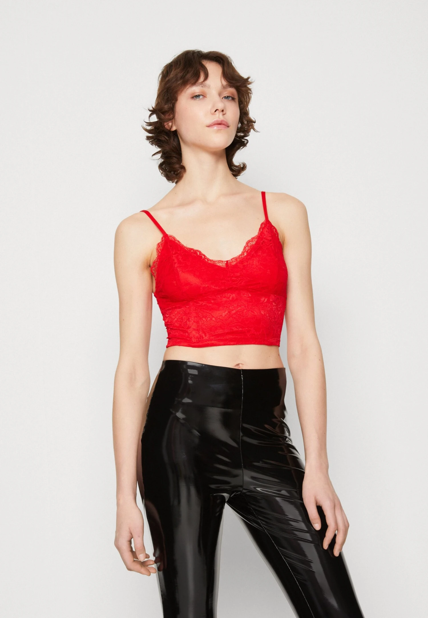 Vila Vimatti Corset - Top - Flame Scarlet 3 Vila Vimatti Corset - Top - Flame Scarlet