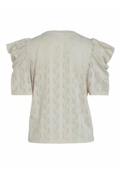 Vila Mit Kurzen Ärmeln Detailreiches - Blouse - White Sand 15 Vila Mit Kurzen Ärmeln Detailreiches - Blouse - White Sand -Vila 6af053083d77418483c7ff85ad38b3ed