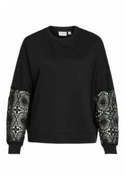 Vila Oberteil Mit Langen Ärmeln Sweat - Sweater - Black -Vila 6e4689c5bfd844c5971f3960dc27c1c1