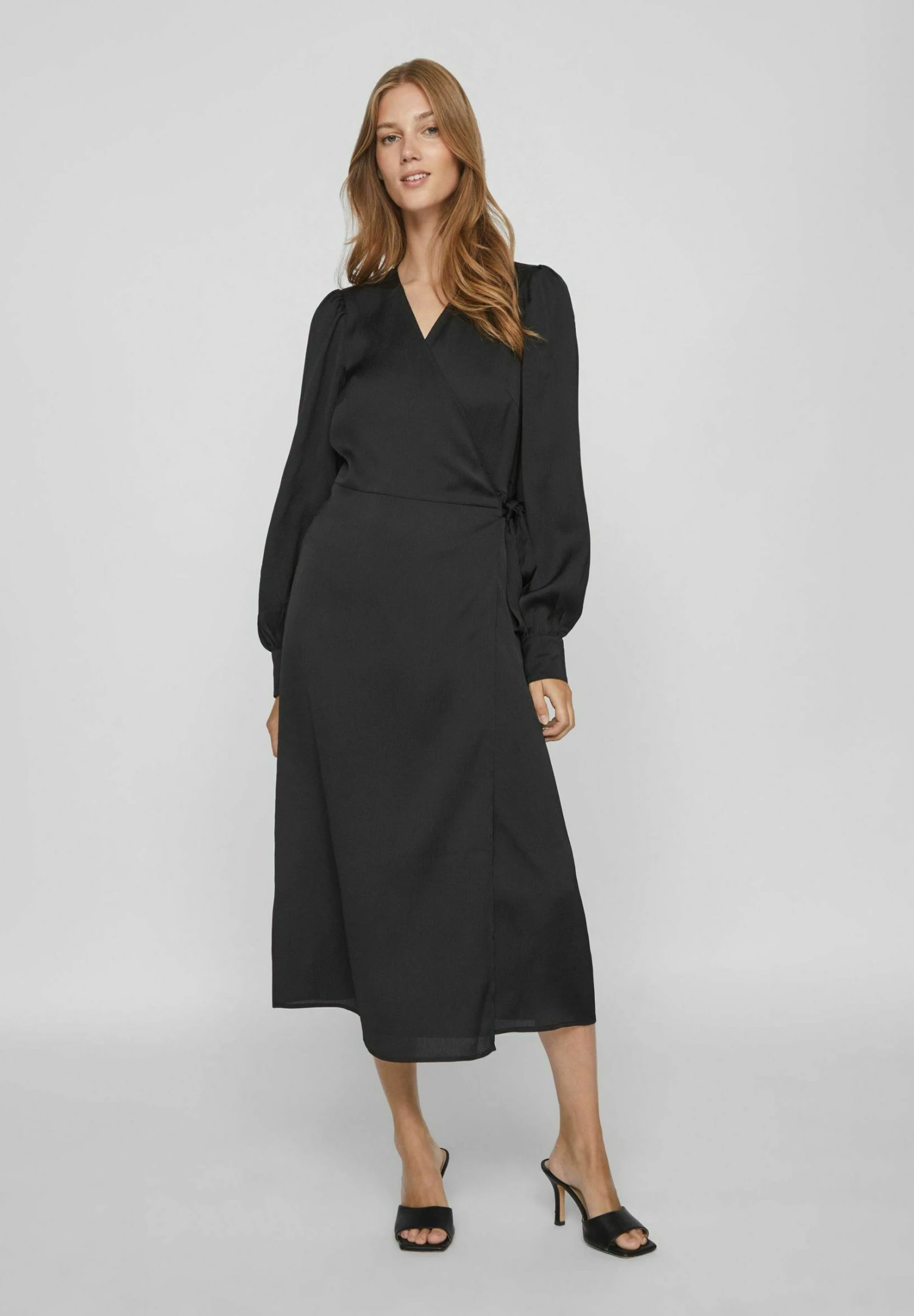 Vila Wickel Langärmeliges - Jurk - Black 4 Vila Wickel Langärmeliges - Jurk - Black - Afbeelding 2