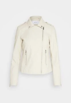 Vila Vicara Jacket - Imitatieleren Jas - Birch -Vila 700e2d1c0bbc488989d4869d699f3d73