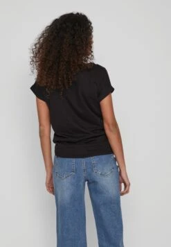 Vila Vidreamers V Neck - T-Shirt Basic - Black 10 Vila Vidreamers V Neck - T-Shirt Basic - Black -Vila 7038a39ba68b4e9994a43c96f99ac092