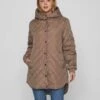 Vila Gesteppter - Winterjas - Brown Lentil -Vila 70aef11e47c74be4a4911c437bccad10