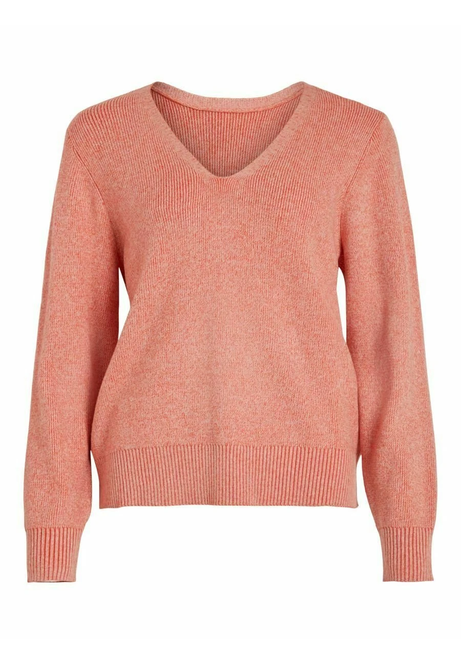 Vila V Ausschnitt - Trui - Misty Rose 7 Vila V Ausschnitt - Trui - Misty Rose - Afbeelding 5