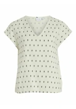 Vila Mit V-Ausschnitt Flügelärmel - Blouse - Birch 14 Vila Mit V-Ausschnitt Flügelärmel - Blouse - Birch -Vila 718b7f40388144c4805065f118d17baa