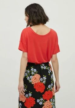 Vila Mit Kurzen Ärmeln U-Ausschnitt - T-Shirt Basic - Flame Scarlet 11 Vila Mit Kurzen Ärmeln U-Ausschnitt - T-Shirt Basic - Flame Scarlet -Vila 72bde6010e4f46fea72cb4b009069b2b