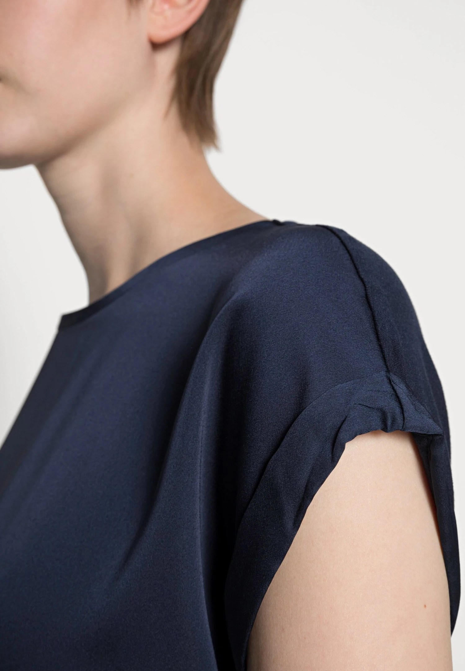 Vila Viellette - Blouse - Navy Blazer 7 Vila Viellette - Blouse - Navy Blazer - Afbeelding 5