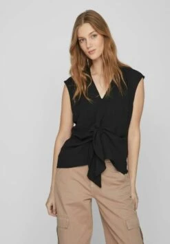 Vila Vorn Geknotetes - Blouse - Black