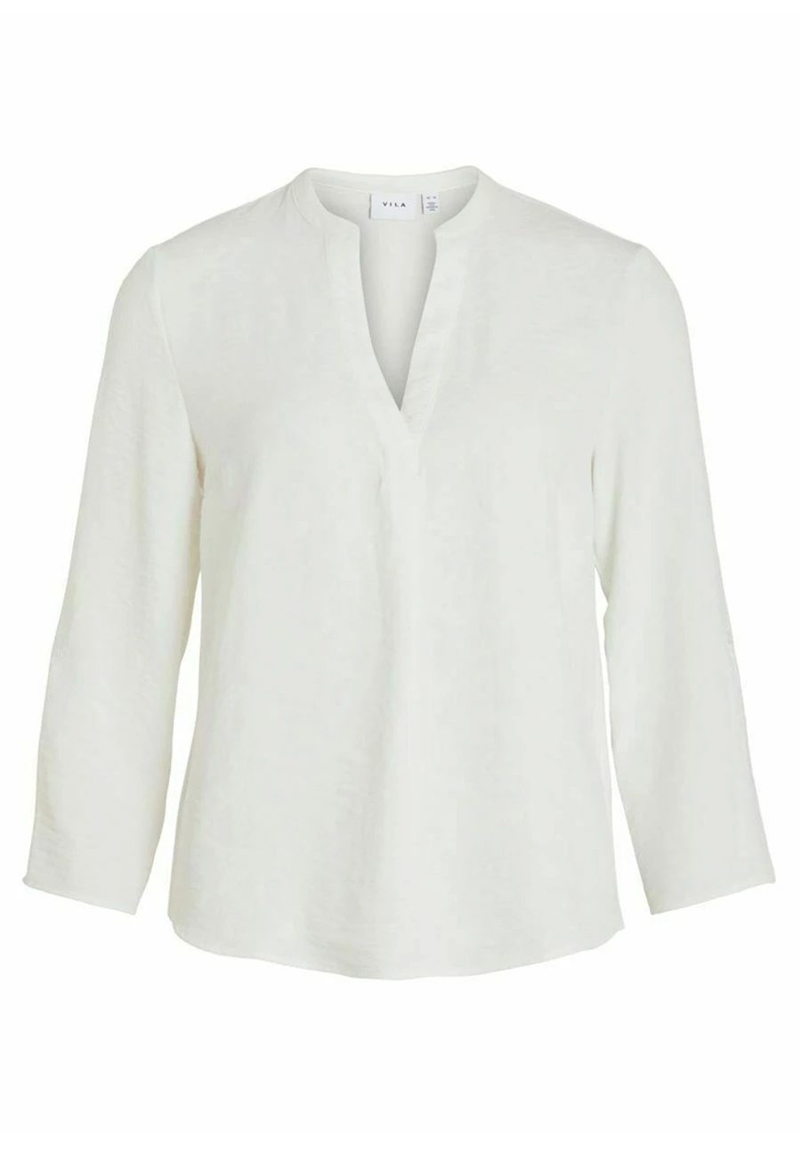 Vila Mit 3/4 Armeln V Ausschnitt - Blouse - Snow White 8 Vila Mit 3/4 Armeln V Ausschnitt - Blouse - Snow White - Afbeelding 6