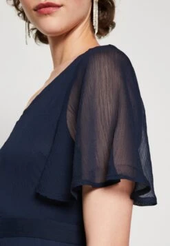 Vila Virilla V Neck Midi Dress - Cocktailjurk - Navy 13 Vila Virilla V Neck Midi Dress - Cocktailjurk - Navy -Vila 747784528b064dd0afd79859e2a4a9a7