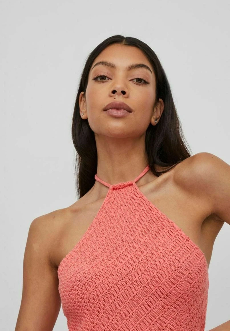 Vila Crop - Top - Sugar Coral 6 Vila Crop - Top - Sugar Coral - Afbeelding 4