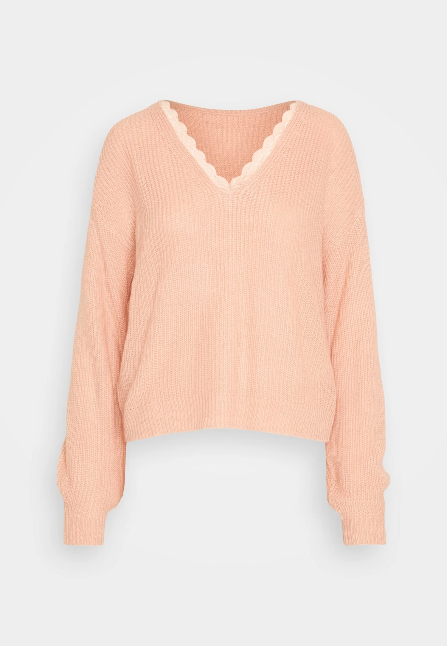 Vila Vioa V Neck - Trui - Coral Cloud 7 Vila Vioa V Neck - Trui - Coral Cloud - Afbeelding 5