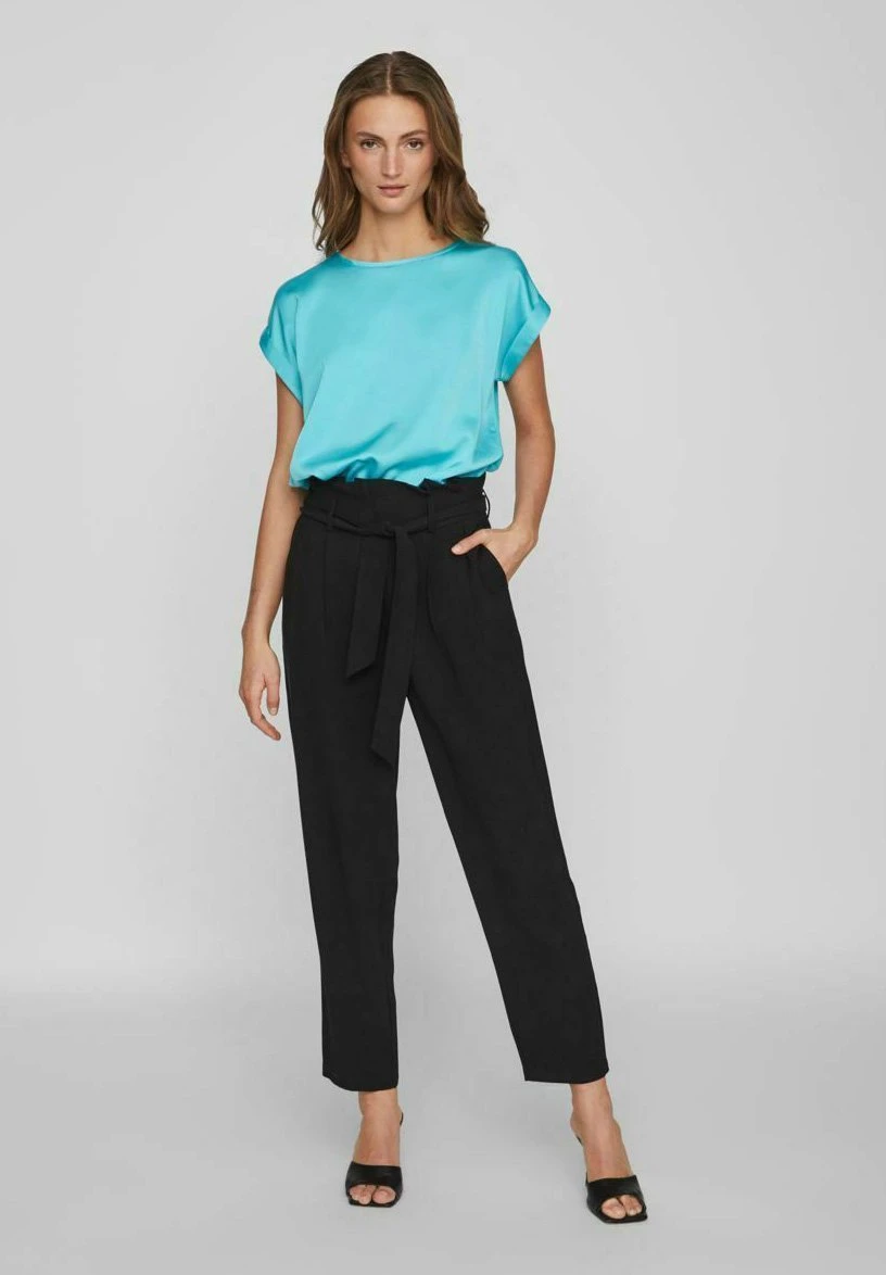 Vila Mit Kurzen Ärmeln Glänzendes - Blouse - Capri 4 Vila Mit Kurzen Ärmeln Glänzendes - Blouse - Capri - Afbeelding 2