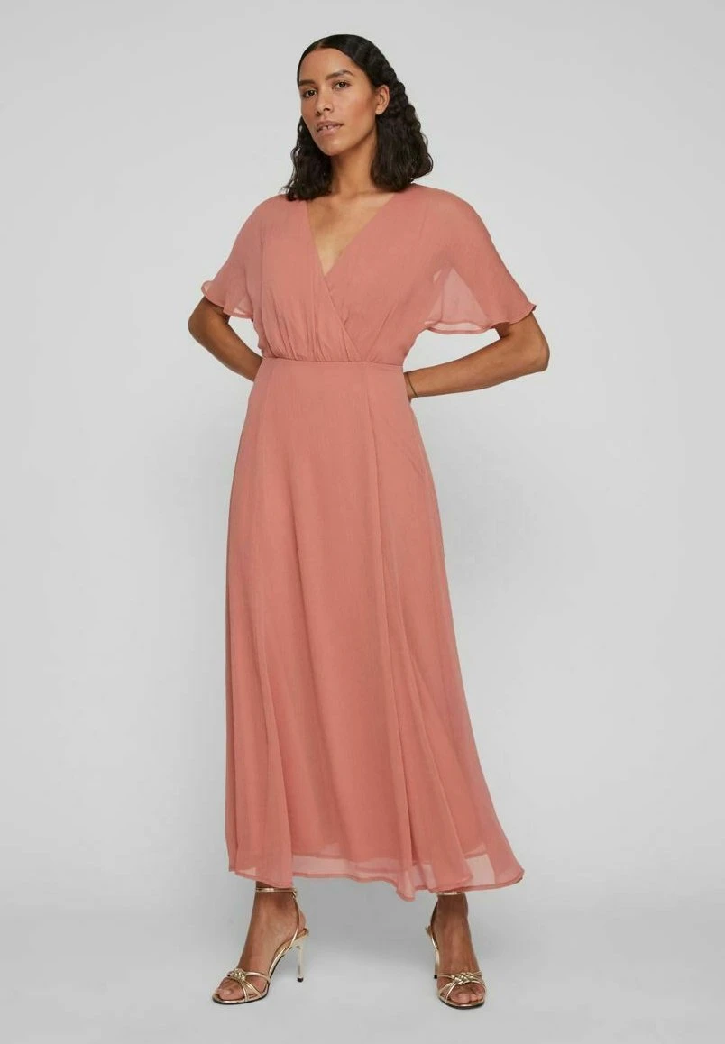 Vila Langes - Cocktailjurk - Brick Dust 3 Vila Langes - Cocktailjurk - Brick Dust